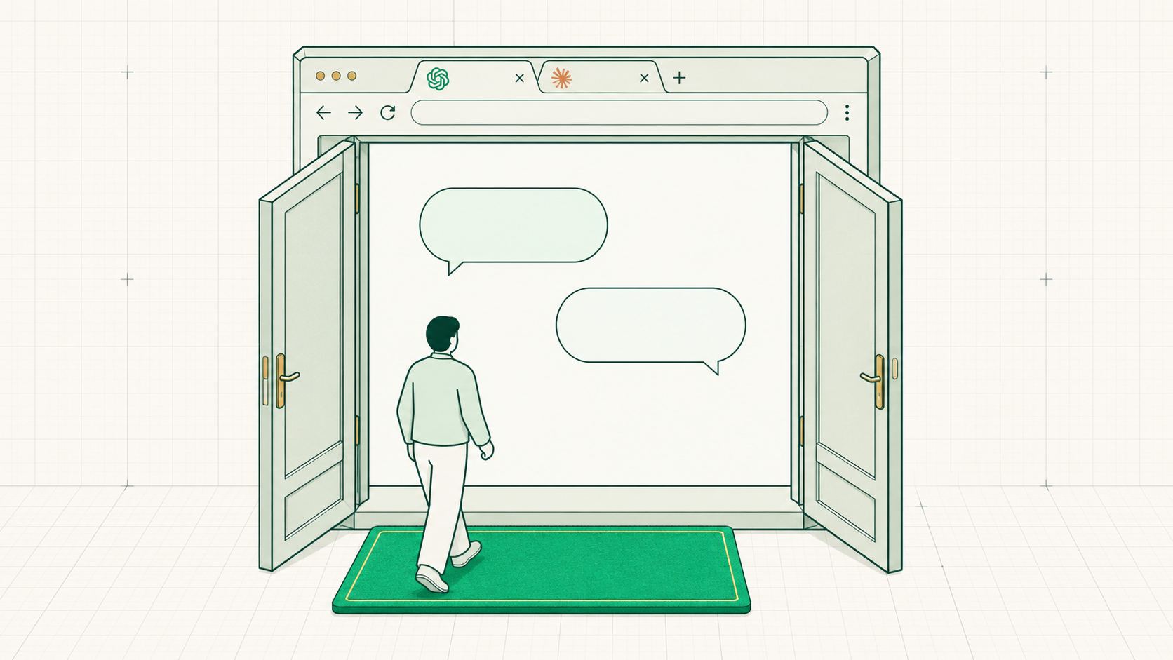 The browser — the front door